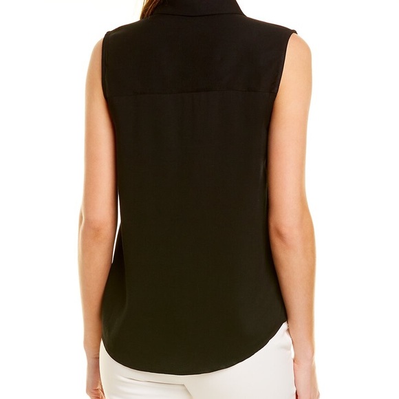 Forever 21 Sleeveless Tank Top Snap black cotton and mesh SZ Small - Picture 2 of 12